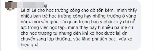 Đan Lê bị nhận xét giàu mà ki khi càm ràm chuyện học phí của con-6