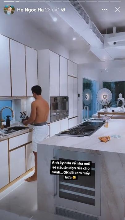 Kim Lý hứa làm ông nội trợ giỏi trong biệt thự mới của Hồ Ngọc Hà-12
