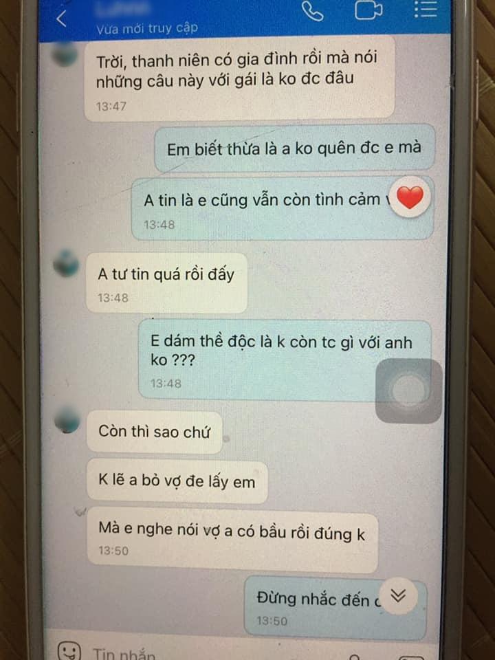 Vợ mang thai, thanh niên mang con ra thề độc hòng cua lại tình cũ-2