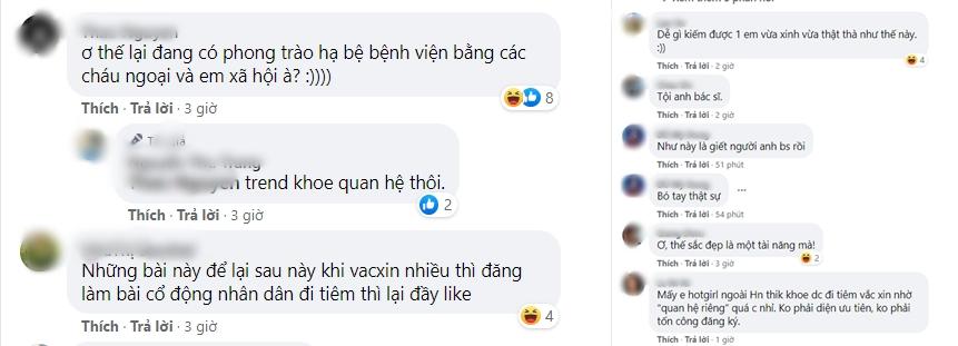 Thêm 1 cô gái khoe được ưu tiên tiêm vaccine Covid-19 nhờ người anh-3