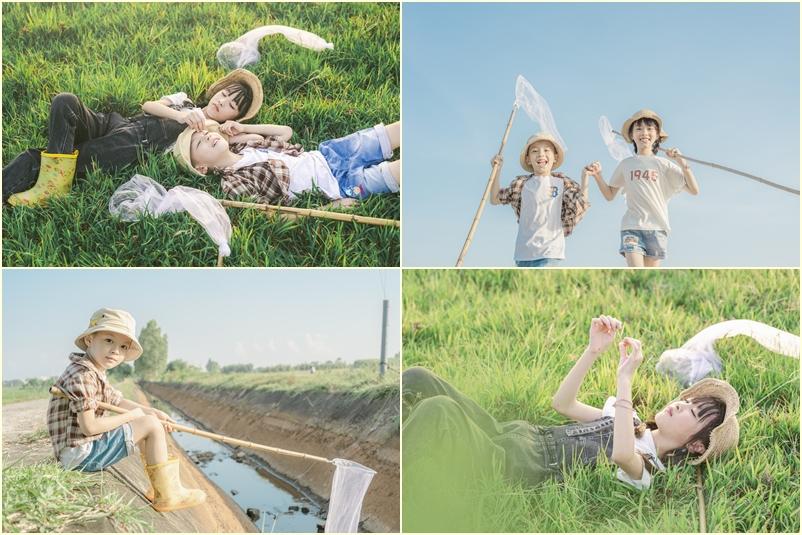 Ngắm loạt ảnh ấu thơ đẹp như sương mai của 3 bố con Sóc Nhím-3