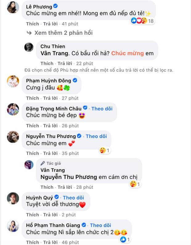 Vân Trang bầu lần 2, Lê Phương cùng dàn sao Việt chúc mừng-2