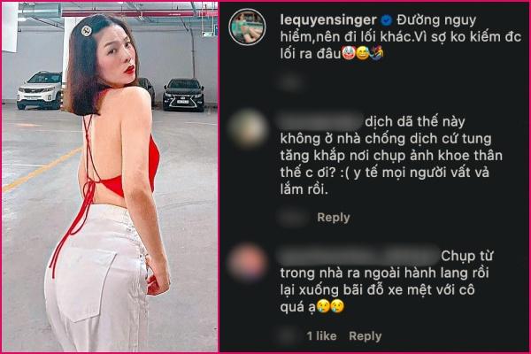 Lệ Quyên quên hay cố tình không cài khuy quần?-8