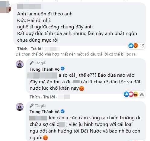 Thành Trung văng tục, bị cảnh báo đừng theo vết xe Đức Hải-3