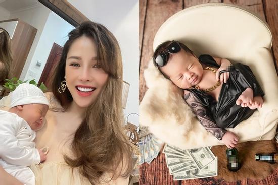 Quế Vân hô biến quý tử sơ sinh thành 'xã hội đen'