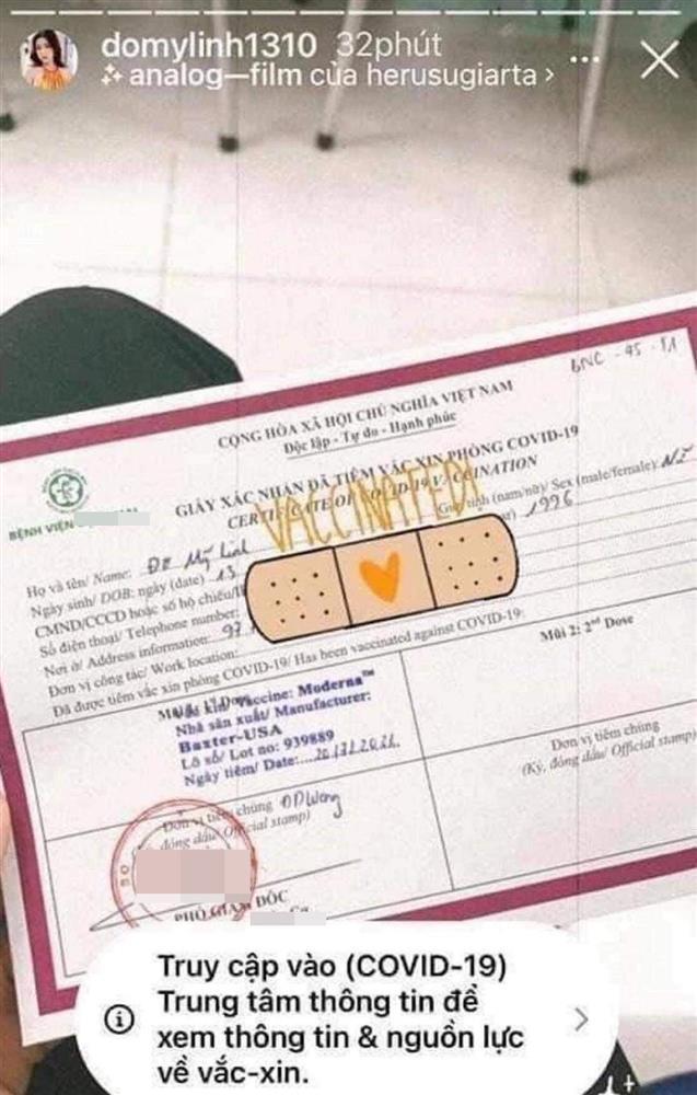 Vừa khoe được tiêm vaccine Mordena, Hoa hậu Đỗ Mỹ Linh lại xóa vội-1