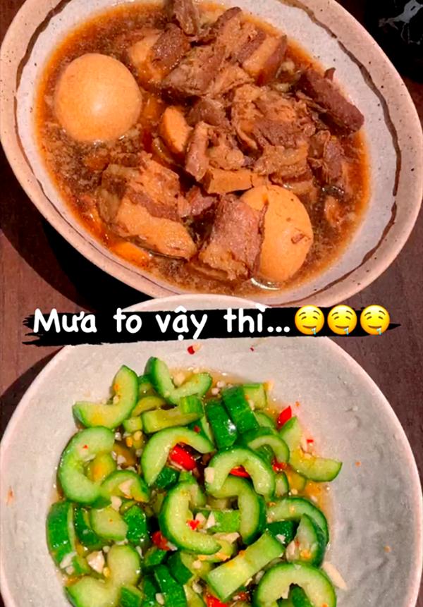 Mâm cơm chuẩn vị miền Nam nhà Tóc Tiên-7