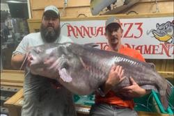 Người đàn ông Mỹ bắt con cá trê rồi 'sốc nặng' trước trọng lượng của nó