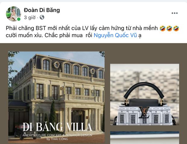 Đoàn Di Băng khoe nhà 400 tỷ chỉ giống chiếc túi xách-3