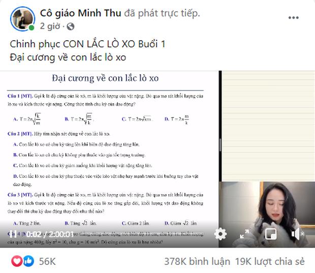 Livestream dạy học, ngoại hình đỉnh chóp nữ giáo viên chiếm spotlight-4