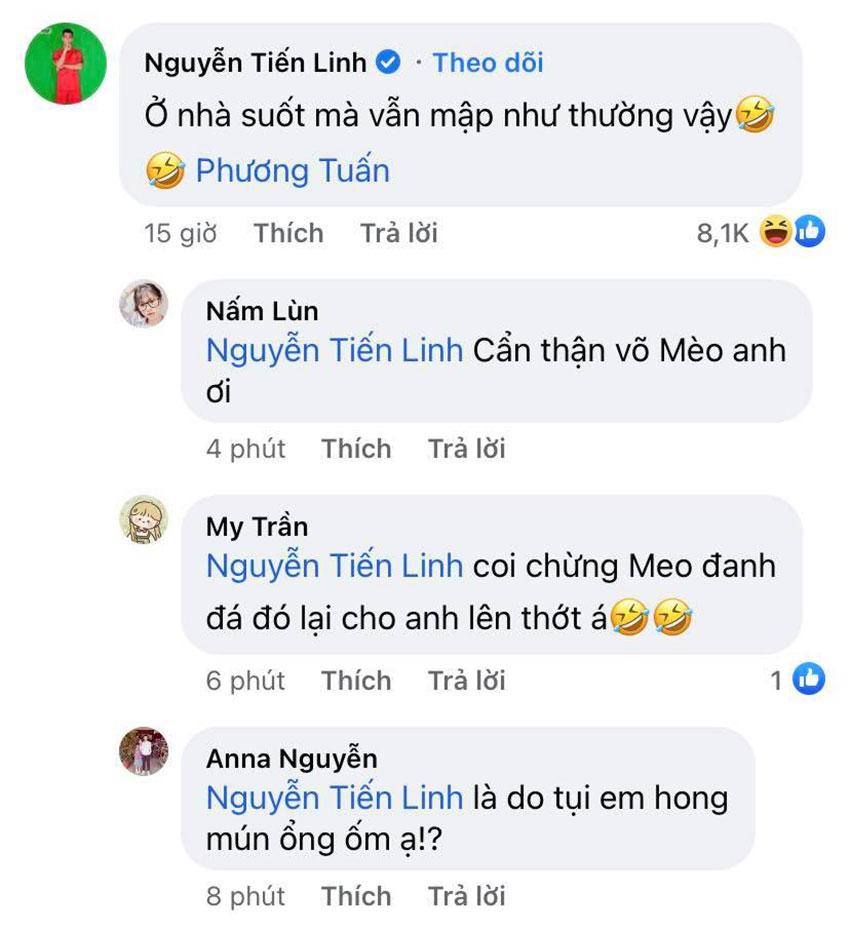 Sốt ảnh mlem của Jack, Tiến Linh còm câu hài hước nhận 8,1k like-2