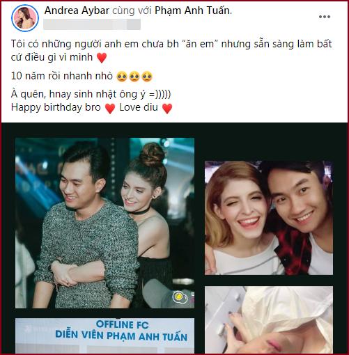 Andrea Aybar bị xóc xiểm khi đăng ảnh Phạm Anh Tuấn ngủ trên đùi-1