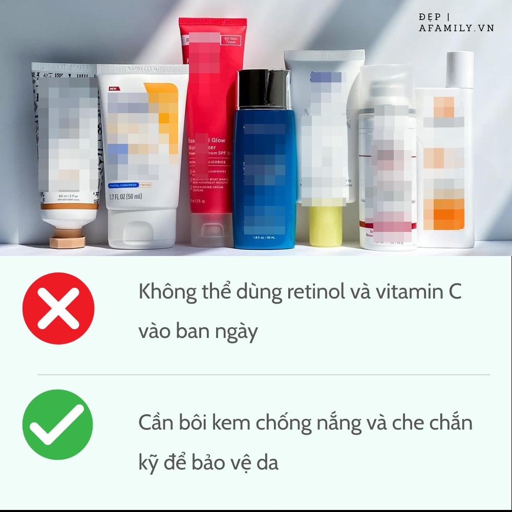 5 sai lầm khi sử dụng retinol và vitamin C khiến da sạm nám và lão hóa-6