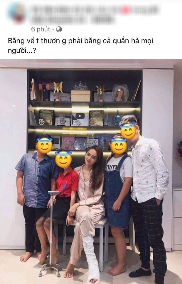 Antifan đào ảnh chân bó bột Hương Giang liền bị mắng vì vô duyên-1