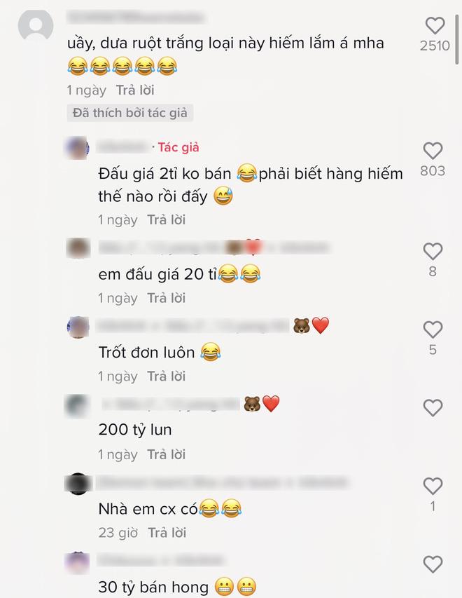 Cô gái khoe dưa hấu đột biến được định giá 2 tỷ, dân mạng khẳng định giống hiếm-1