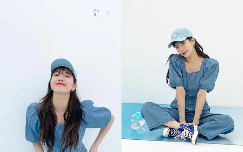 Mỹ nhân Hàn - Trung lăng xê mốt váy áo cổ vuông khoe xương quai xanh quyến rũ-5