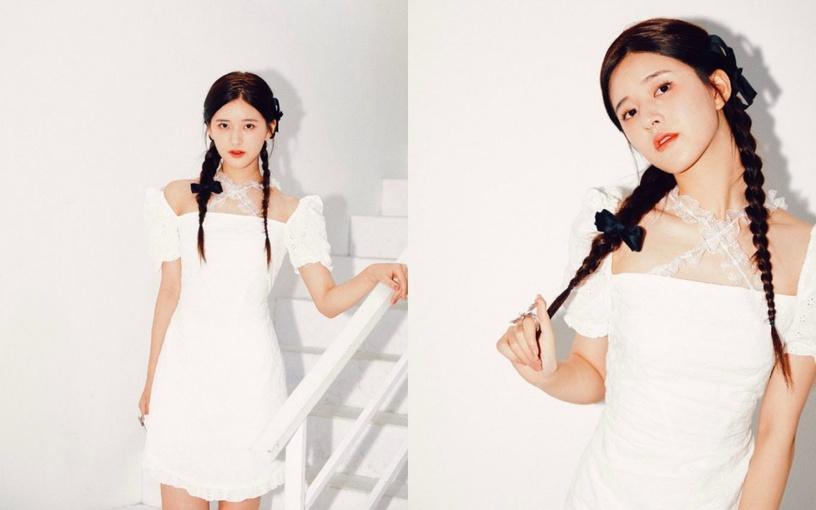 Mỹ nhân Hàn - Trung lăng xê mốt váy áo cổ vuông khoe xương quai xanh quyến rũ-1
