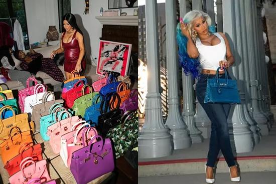 BST 26 chiếc túi Hermès Birkin giá nửa triệu USD của Cardi B