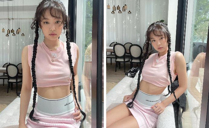 Jennie đổi style bốc lửa nhưng nhìn sai sai: Tóc tai giả trân, nhan sắc kém xinh-2