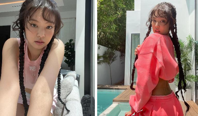 Jennie đổi style bốc lửa nhưng nhìn sai sai: Tóc tai giả trân, nhan sắc kém xinh-3