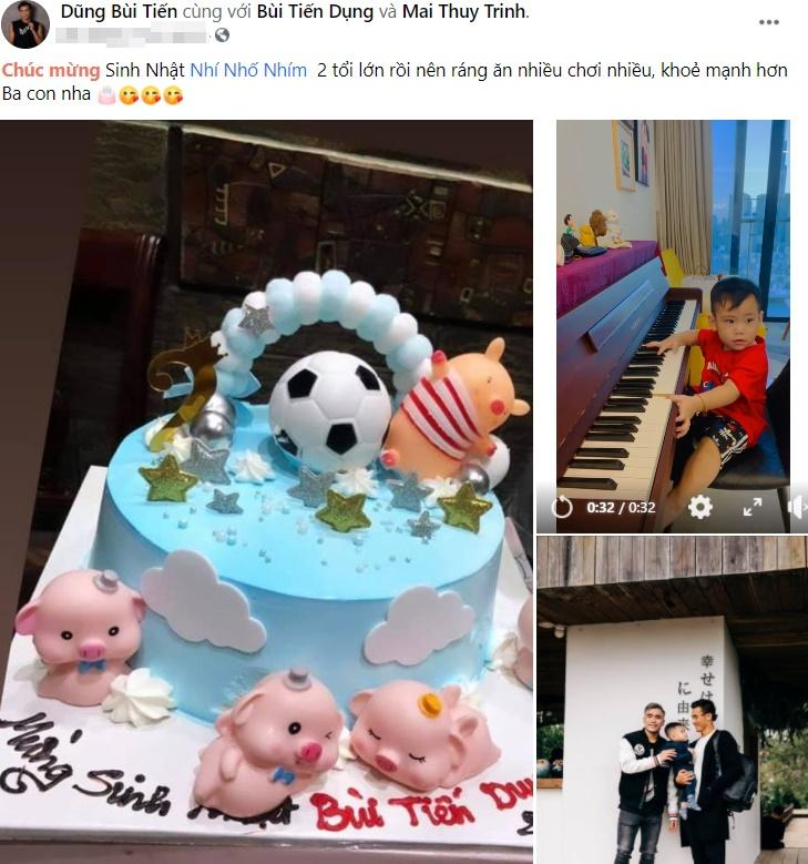 Ngoại hình đáng yêu cháu trai 2 tuổi của thủ môn Bùi Tiến Dũng-6