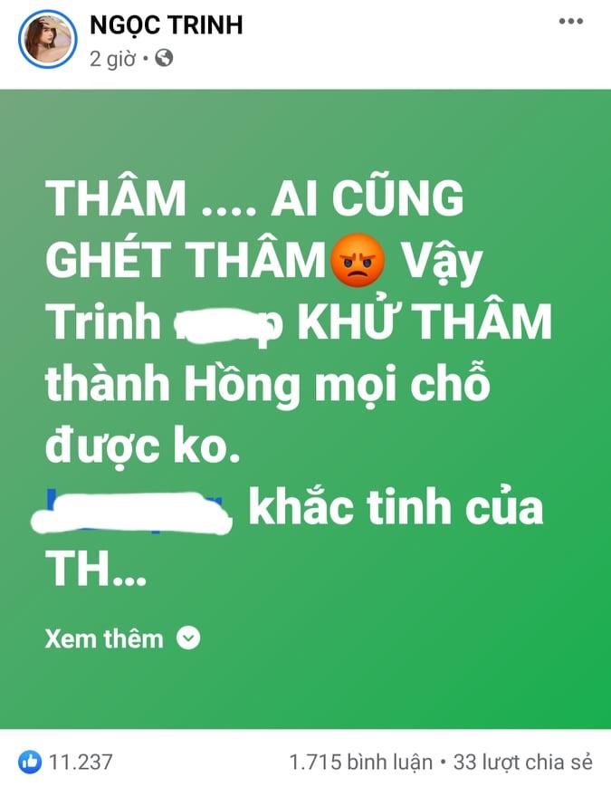 Bị hỏi chuyện biến thâm thành hồng, Ngọc Trinh đáp có gì mà khó-2