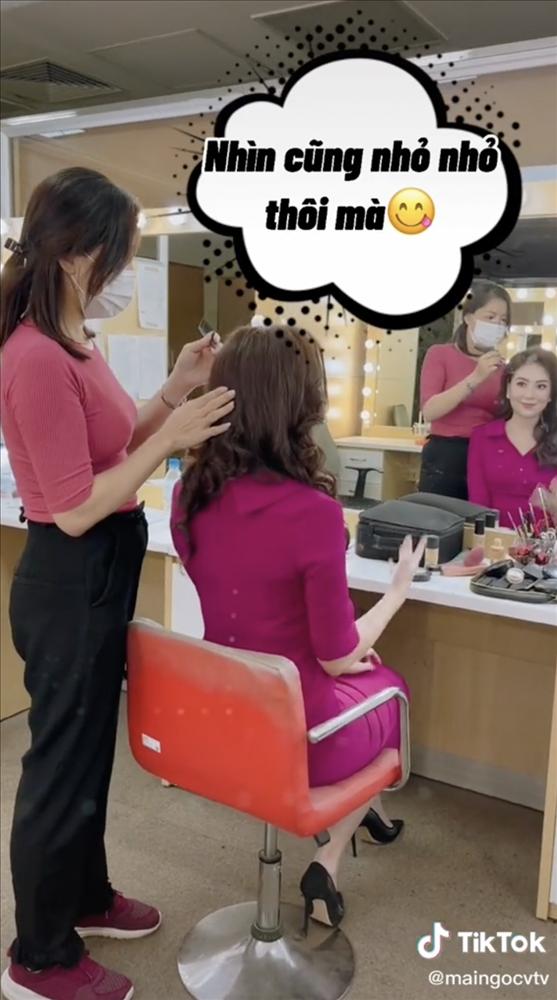 MC Mai Ngọc như người khổng lồ khi chung khung hình bạn bè-3