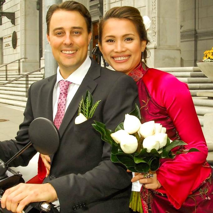 Hôn nhân của hoa hậu Ngọc Khánh và chồng Tây-1