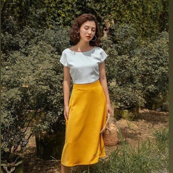 1.001 công thức mix chân váy mát mẻ, sang xịn ngày hè-7