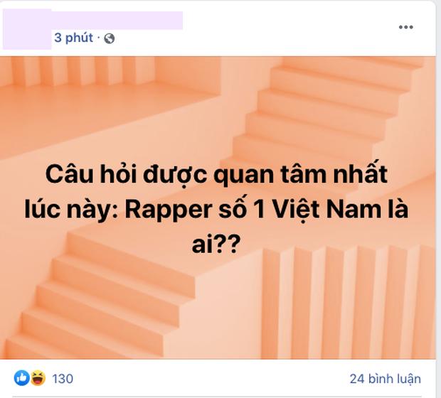 Cộng đồng mạng truy tìm Ai là rapper số 1 Việt Nam?-4