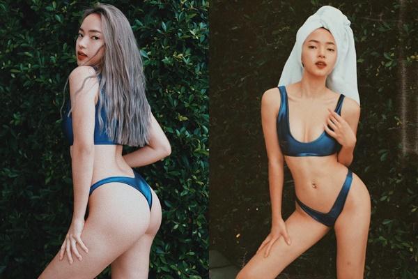 Châu Bùi chịu khó lột đồ, body đâu kém Cassie Trinh Võ-4