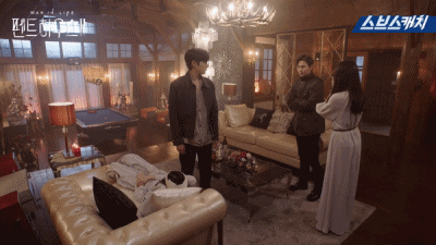 Cảnh quay lỗi Penthouse: Uhm Ki Joon hôn chị đẹp xong quên luôn thoại-2