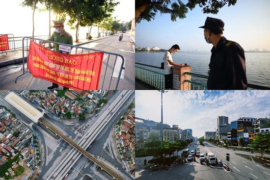 Buổi sáng đầu tiên sau khi Hà Nội tăng cấp độ chống dịch