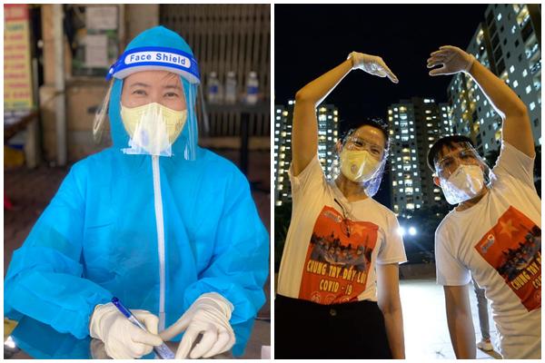 Sao Việt ngày đêm ở khu phong tỏa