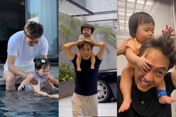 Cưới vợ chân dài, Cường Đô La chới với mỗi khi hôn-12