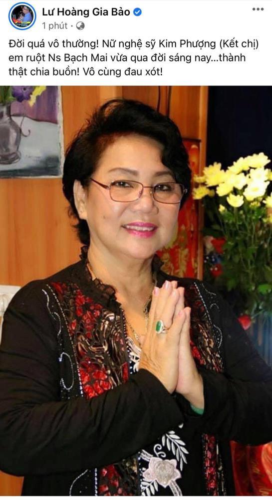 Nghệ sĩ Kim Phượng qua đời vì Covid-19-1