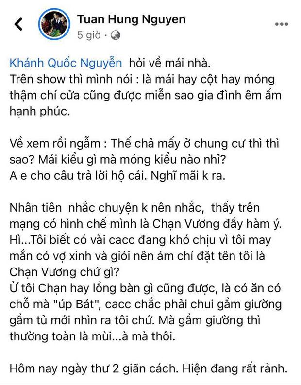 Bị móc mỉa ăn bám vợ, Tuấn Hưng có câu trả lời khéo léo-1