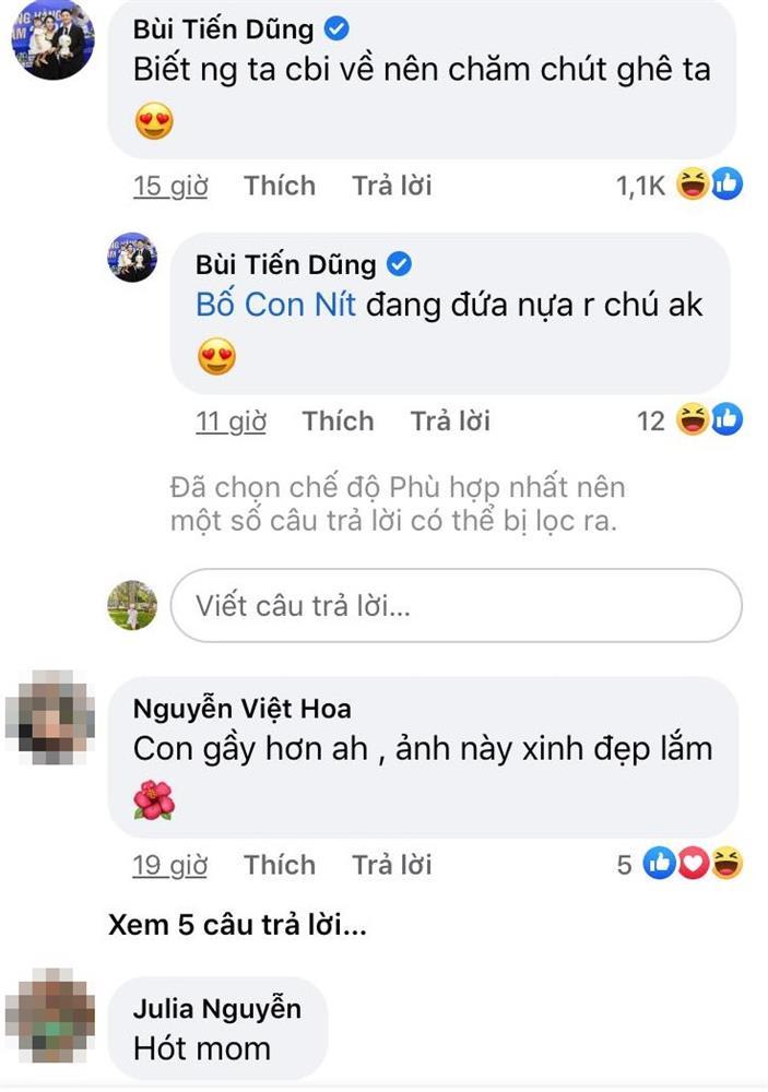 Bà xã khoe nhan sắc bầu bí, Bùi Tiến Dũng thả comment hút nghìn haha-5