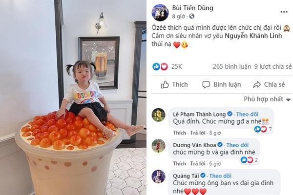 Bà xã khoe nhan sắc bầu bí, Bùi Tiến Dũng thả comment hút nghìn haha-2