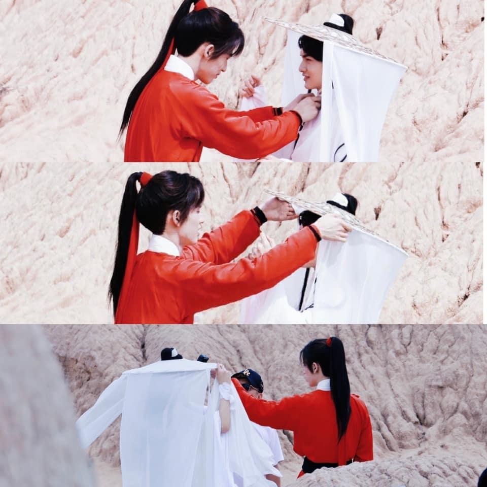 Người hâm mộ ngán ngẩm ảnh hậu trường đam mỹ Thiên Quan Tứ Phúc-6