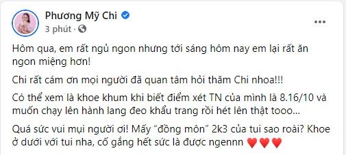 Phương Mỹ Chi được bao nhiêu điểm thi THPT Quốc gia 2021?-2