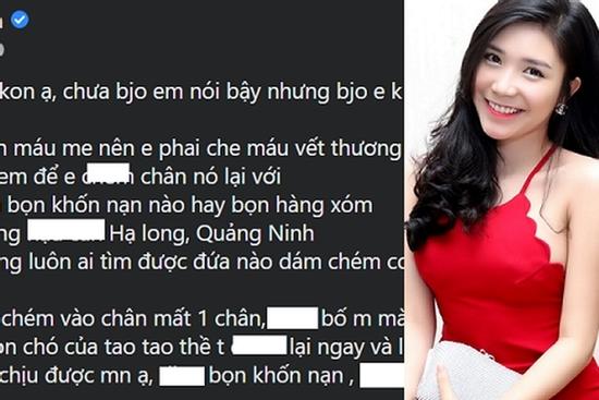 Chó cưng của Thanh Bi bị kẻ giấu mặt chém mất 1 chân