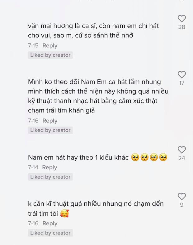 Nam Em cover khiến netizen u mê: Ăn đứt Văn Mai Hương-4