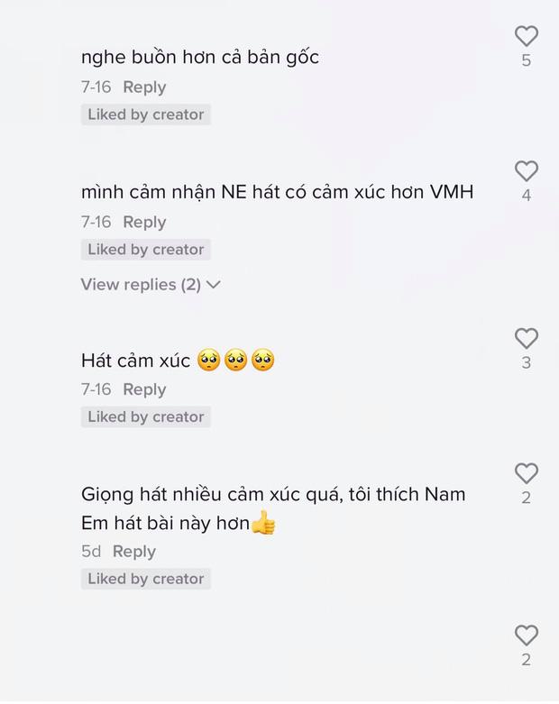 Nam Em cover khiến netizen u mê: Ăn đứt Văn Mai Hương-5