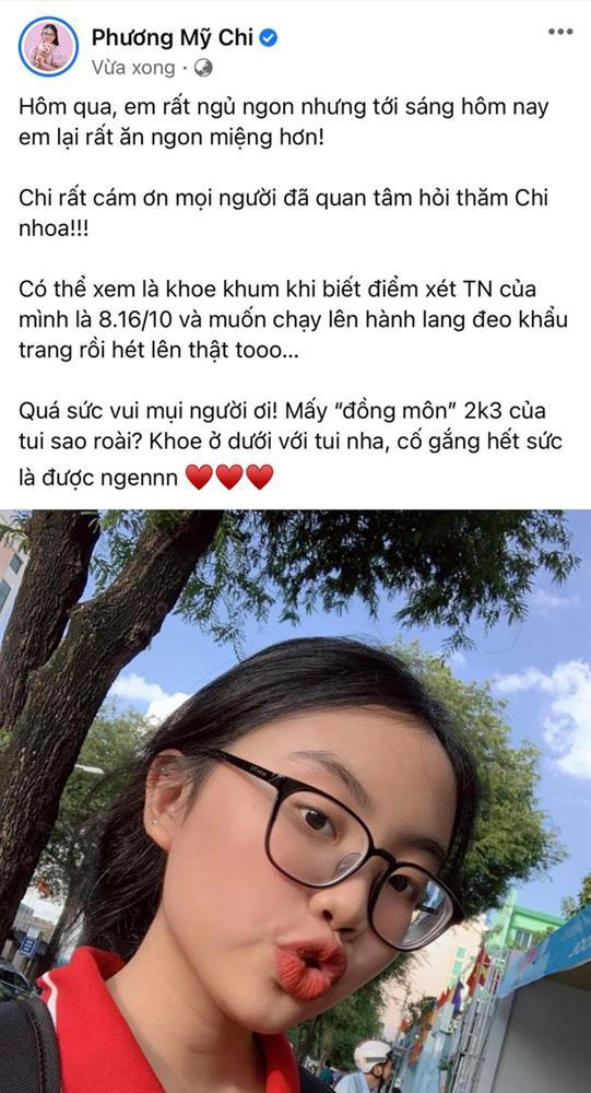 Phương Mỹ Chi tính nhầm điểm thi tốt nghiệp, số thực là bao nhiêu?-1