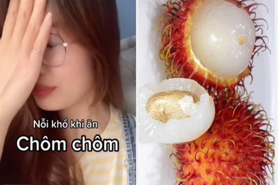 Cô gái kể về nỗi khổ ăn chôm chôm 90% người Việt đều gặp phải