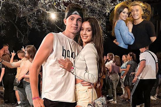 Bồ Tây khoe ôm trai cơ bắp, Bùi Tiến Dũng thả bình luận bất ngờ