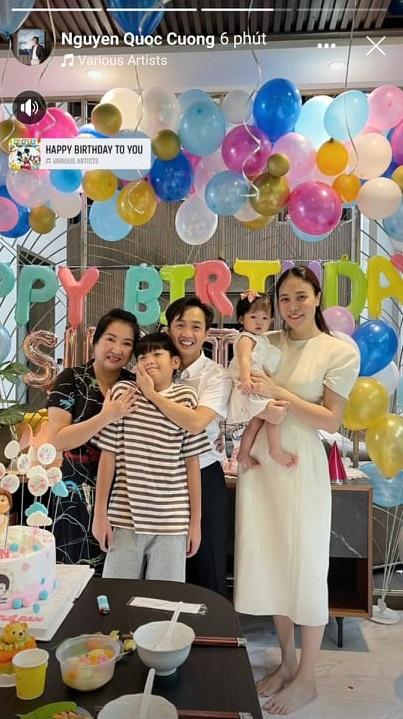 Bà nội quyền lực mừng sinh nhật con gái Cường Đô La 1 tuổi-3
