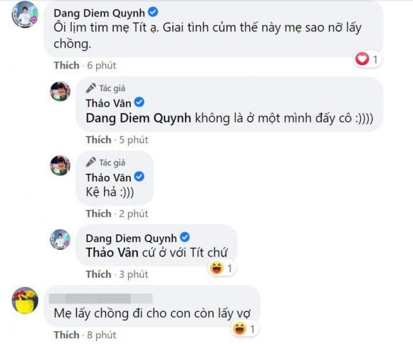 Con trai MC Thảo Vân khuyên mẹ lấy chồng với lý do xúc động-4