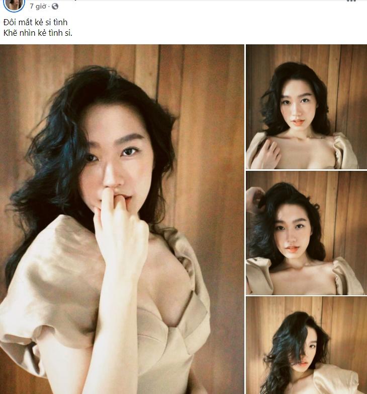 Vòng một căng tràn bờ đê, Doãn Hải My khiến dân tình thót tim-1